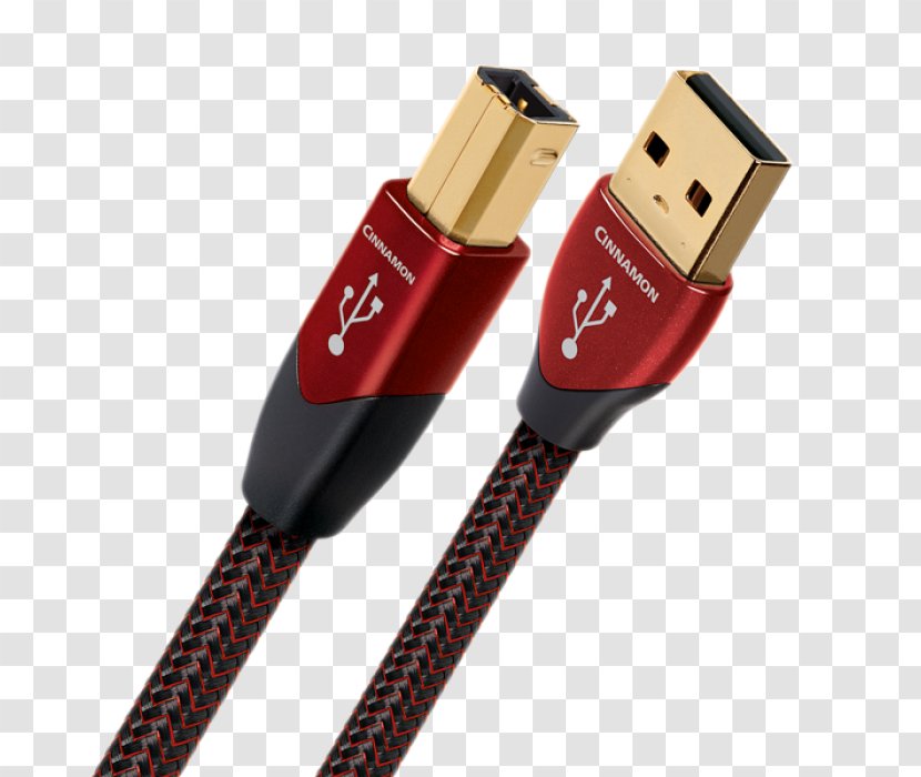 Digital Audio USB 3.0 AudioQuest Electrical Cable - Usb - Cinnamon Transparent PNG
