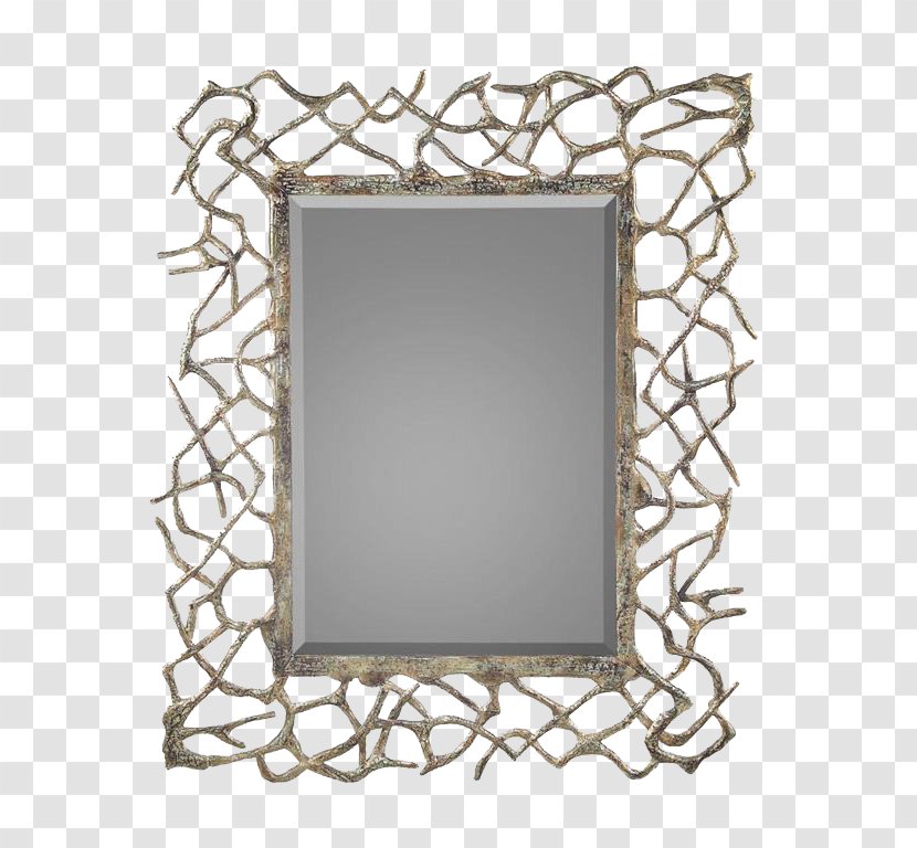 Mirror Pier Glass Trumeau Picture Frames Silver Transparent PNG