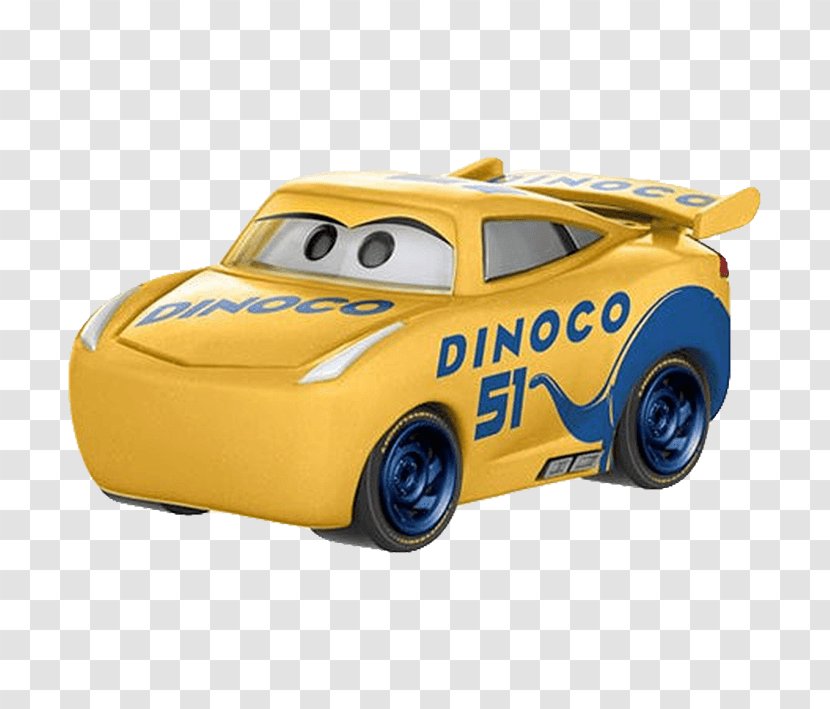 Lightning McQueen Cruz Ramirez Funko Cars Action & Toy Figures - Yellow - 3 Transparent PNG