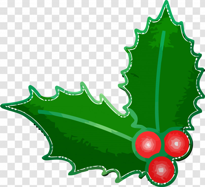 Holly Christmas Christmas Ornament Transparent PNG