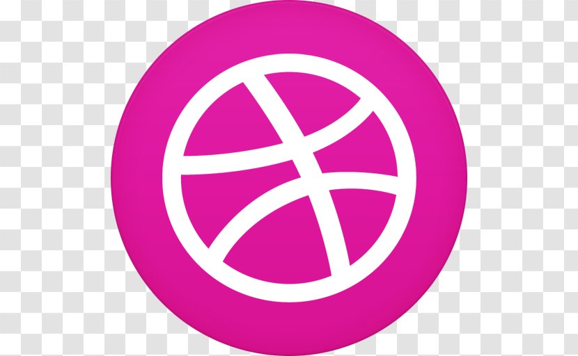 Pink Area Purple Symbol Clip Art - Dribble Transparent PNG