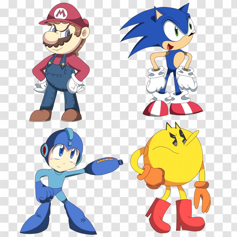 Pac-Man Mario & Sonic At The Olympic Games Mega Man Super Smash Bros. For Nintendo 3DS And Wii U - Animal Figure - Megaman Transparent PNG