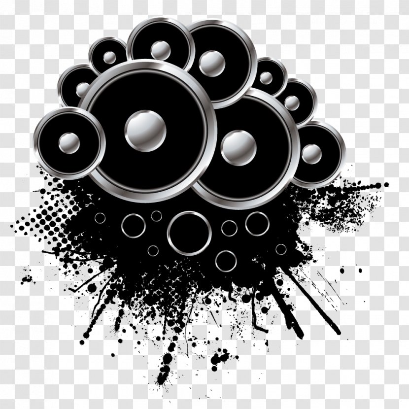 Loudspeaker Grunge Stock Photography Nightclub - Flower - Audio Speakers Transparent PNG