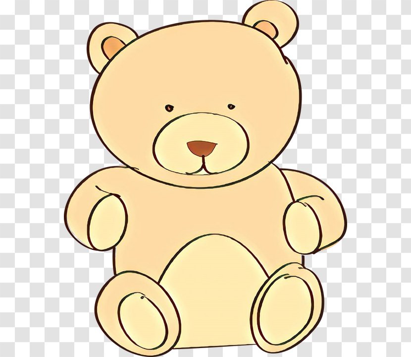 Teddy Bear - Yellow - Toy Transparent PNG