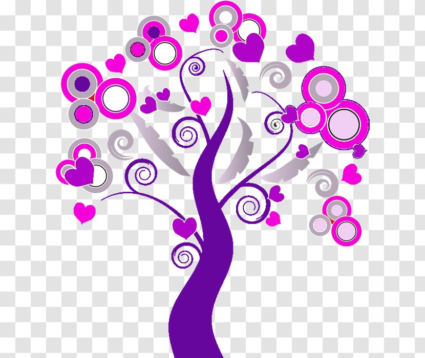 Tree Clip Art - Pink Transparent PNG