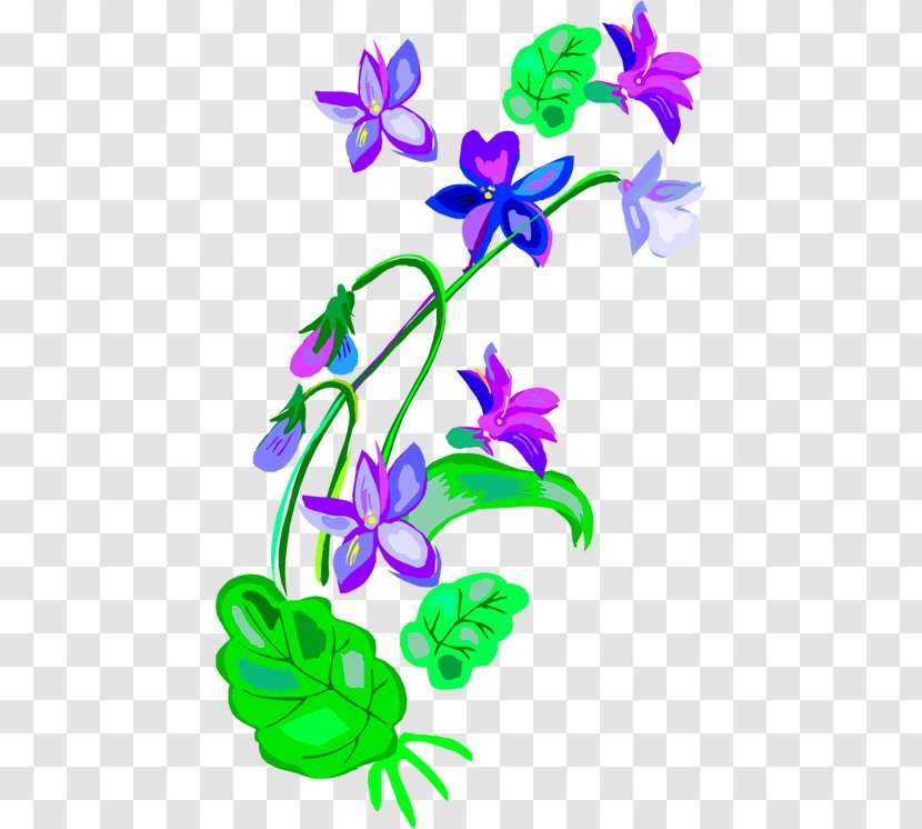 Petal Floral Design - Violet Family Transparent PNG