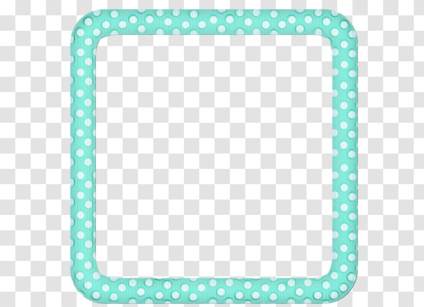 Background Blue Frame - Teal - Picture Rectangle Transparent PNG