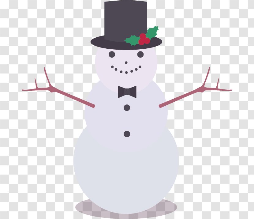 Snowman - Vecteur - Hat Transparent PNG