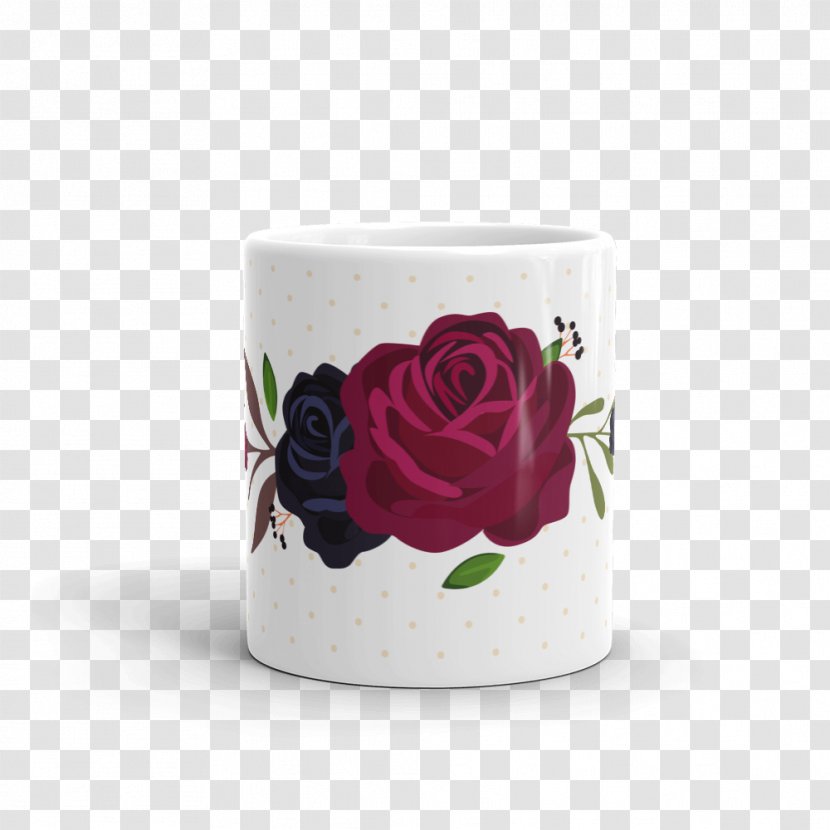 Mug Rose Flower Ceramic Perfect Transparent PNG