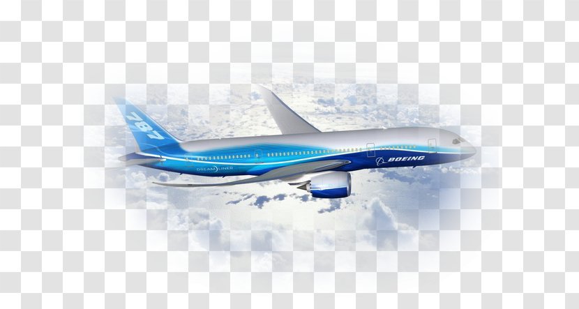 Boeing 787 Dreamliner Airplane Aircraft 737 - 767 Transparent PNG