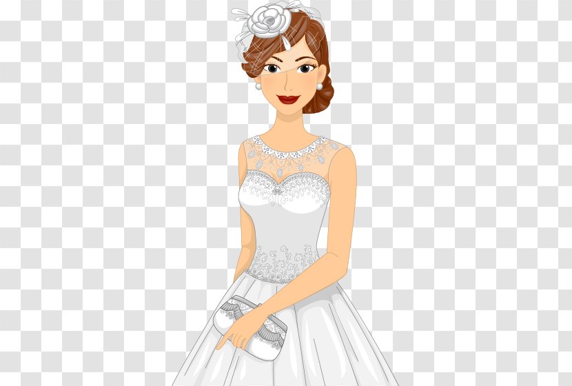 Bride Wedding Royalty-free - Watercolor Transparent PNG