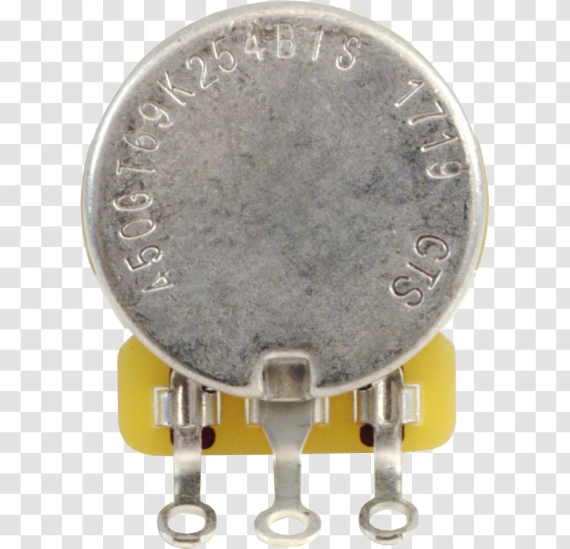 Electronic Circuit Knurling Potentiometer Component Bushing - Pot Bottom Material Transparent PNG