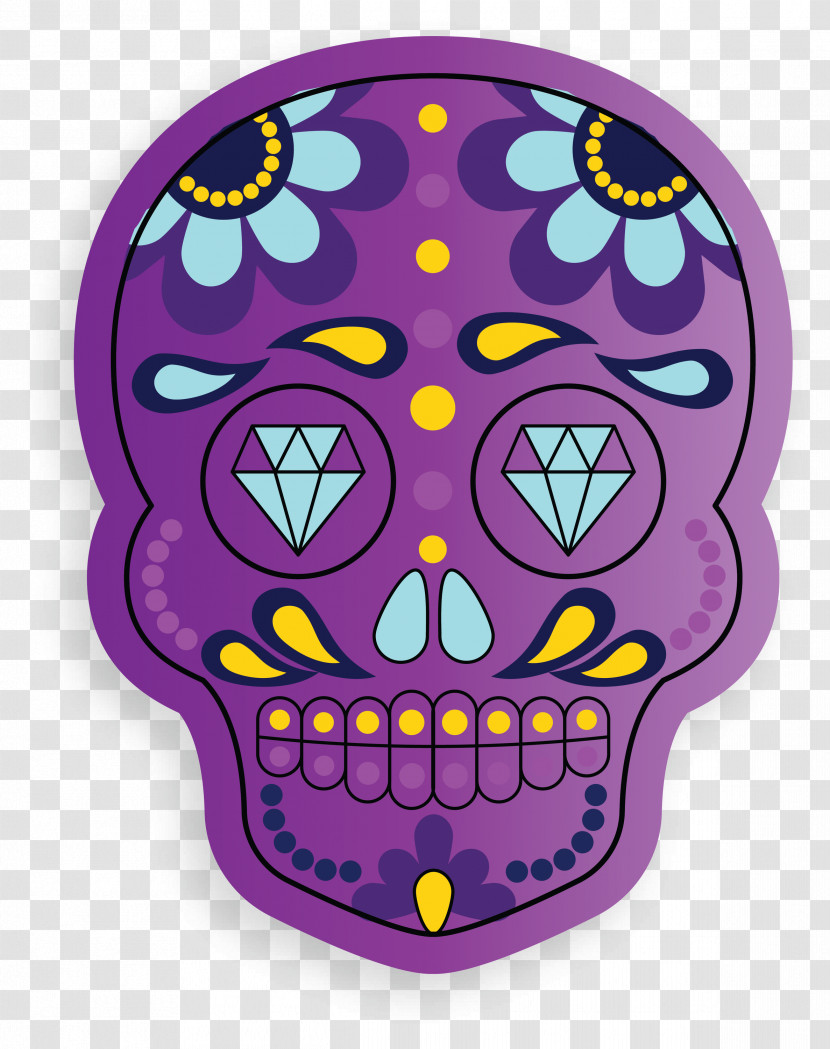 Skull Mexico Transparent PNG