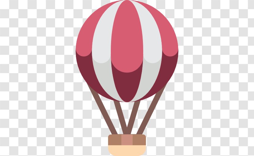 Hot Air Balloon Clip Art - Magenta Transparent PNG