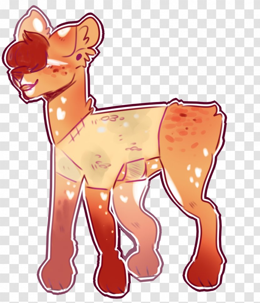 Dog Deer Camel Pink M Clip Art - Tail - Sweet Peas Transparent PNG