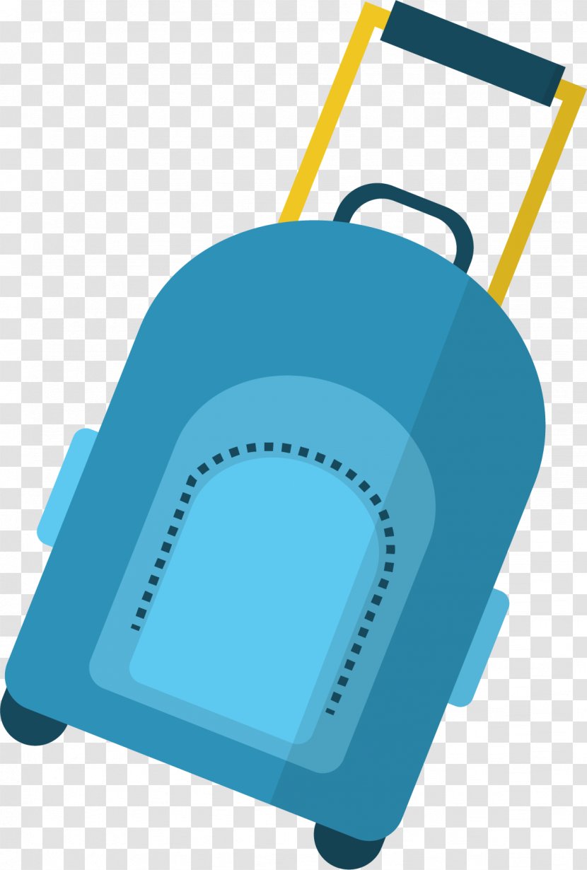 Suitcase Drawing Travel - Box - Blue Tie Transparent PNG