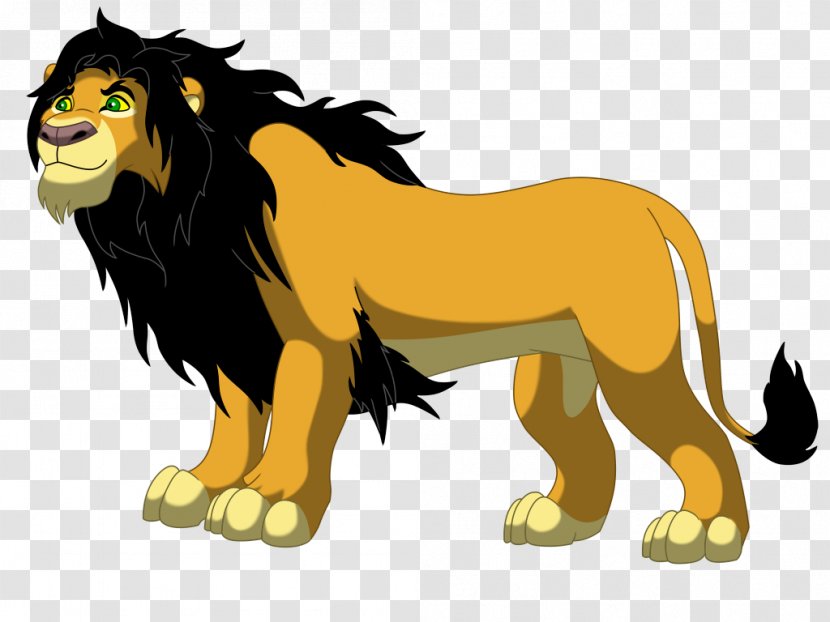 Lion Simba Ahadi Shenzi Scar - Vertebrate - The King Transparent PNG
