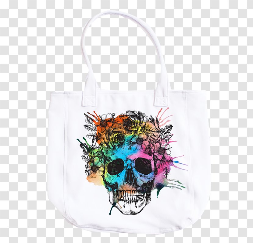 Skull Royalty-free Flower - Calavera Transparent PNG