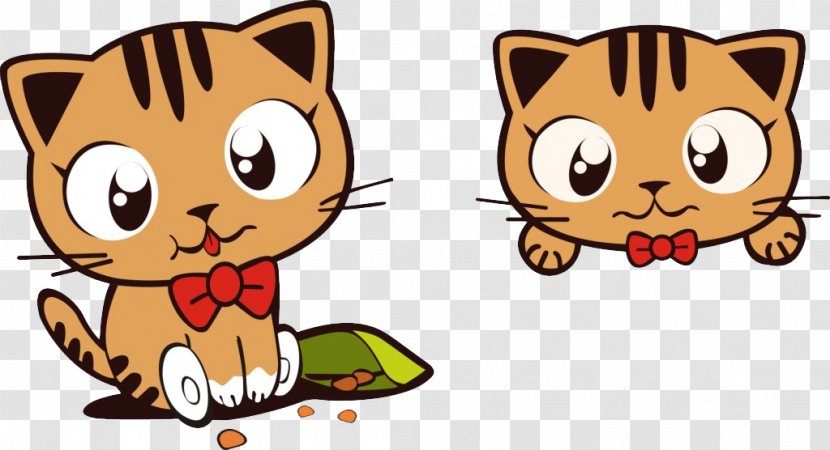 Cat Cartoon - Cute Transparent PNG