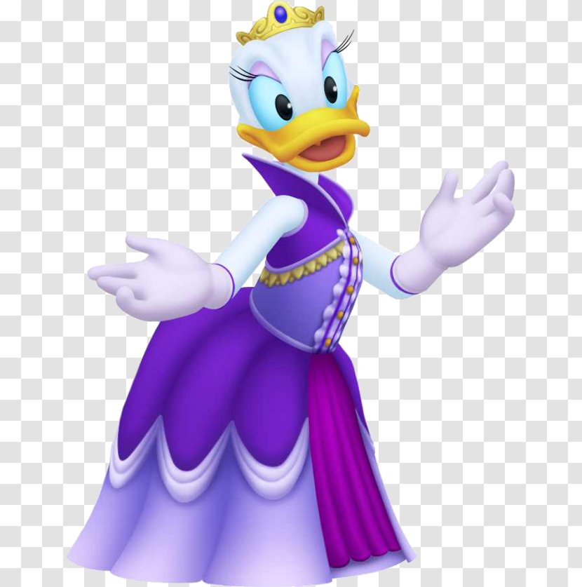 Kingdom Hearts III Birth By Sleep 3D: Dream Drop Distance Daisy Duck - Mythical Creature - Donald Transparent PNG
