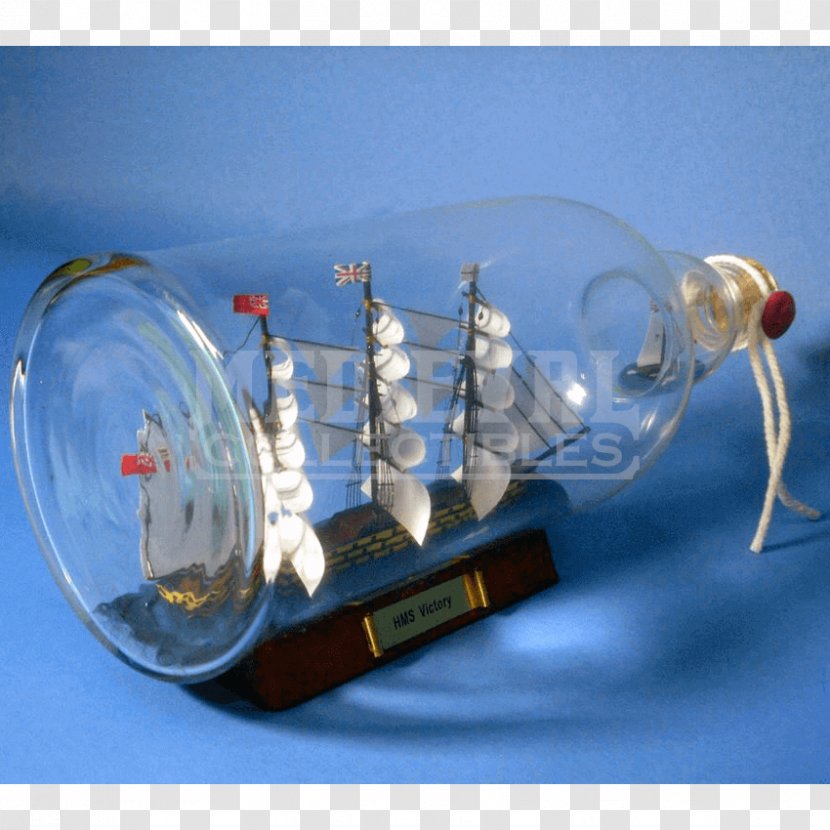 HMS Victory Ship Model Bateau En Bouteille Boat - Mast Transparent PNG