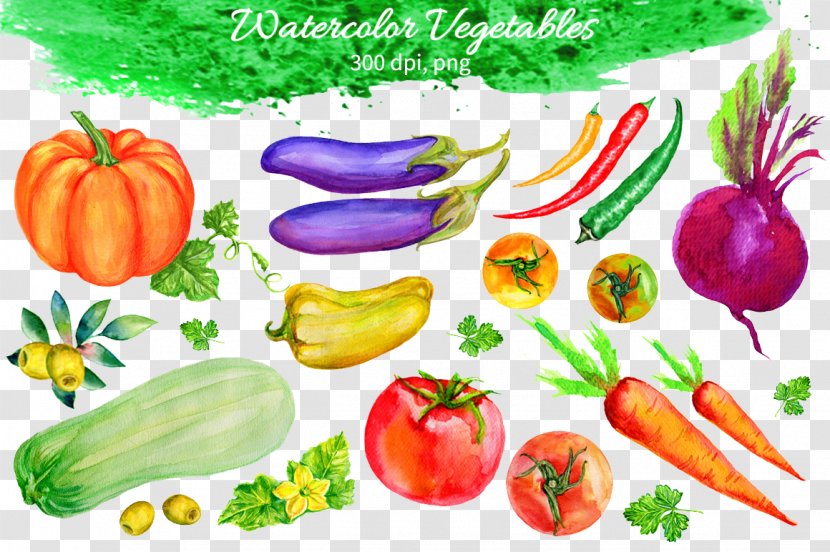 Vegetable Fruit Watercolor Painting Eggplant - Nutraceutical - Hand-painted Shading Transparent PNG