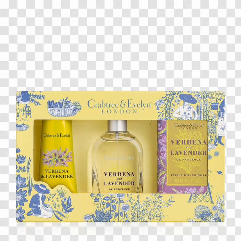 Crabtree & Evelyn Verbena Lavender Sampler Perfume De Provence - Botany - Gift Collection Transparent PNG