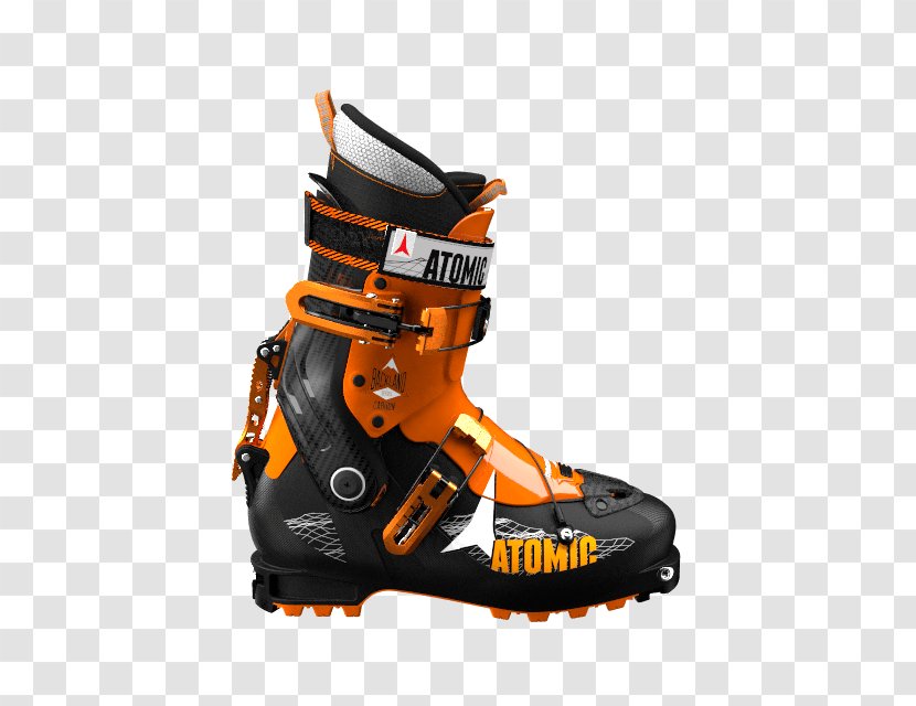 Ski Boots Bindings Atomic Skis - Orange - 360 Degrees Transparent PNG