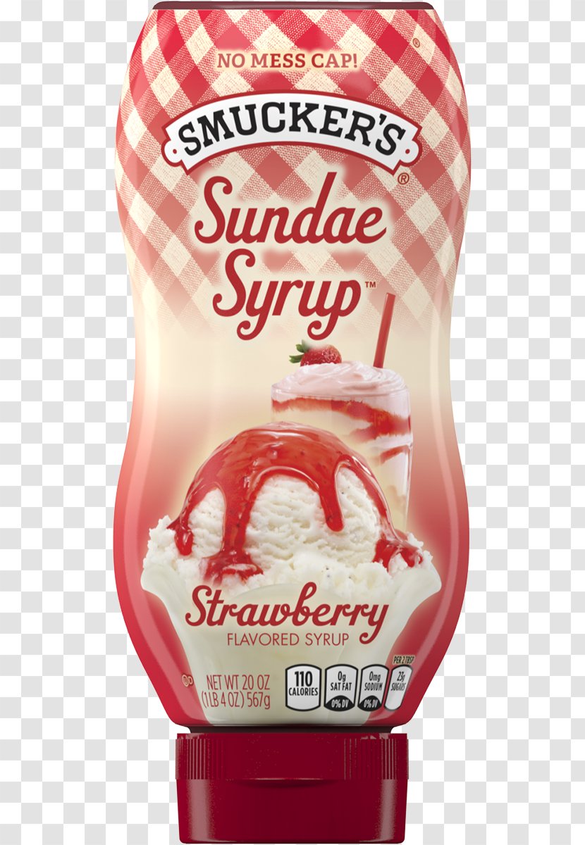 Sundae Ice Cream Flavor Syrup The J.M. Smucker Company - Toppings Transparent PNG