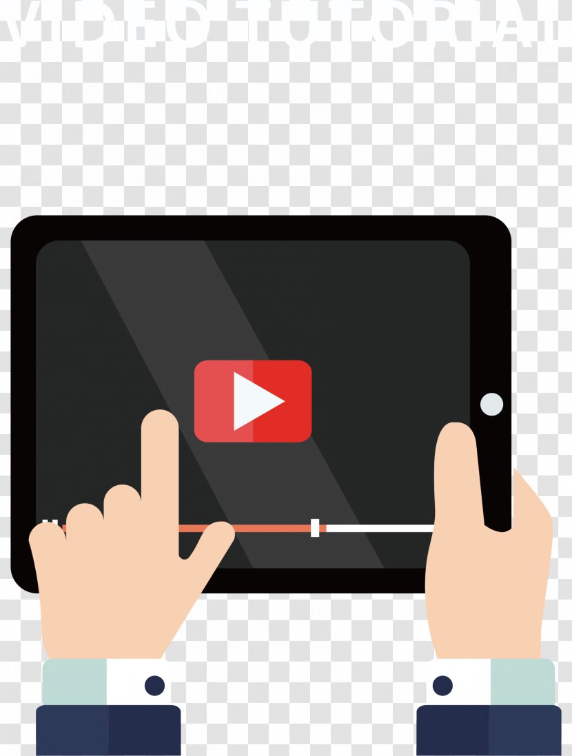 YouTube Point Of Sale Video Tutorial How-to - Rectangle - Tablet PC Player Transparent PNG