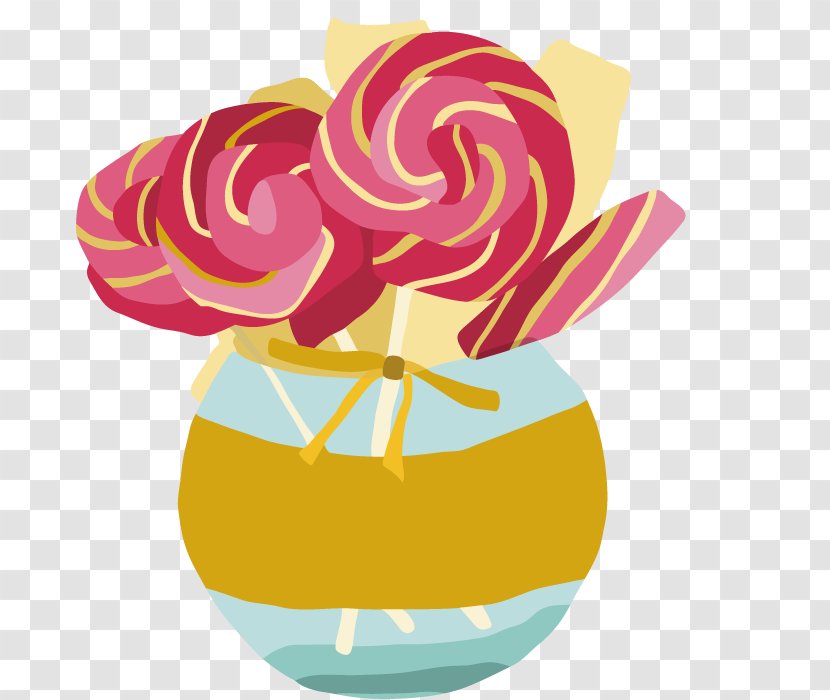 Lollipop Cream Food Candy - Vector Transparent PNG