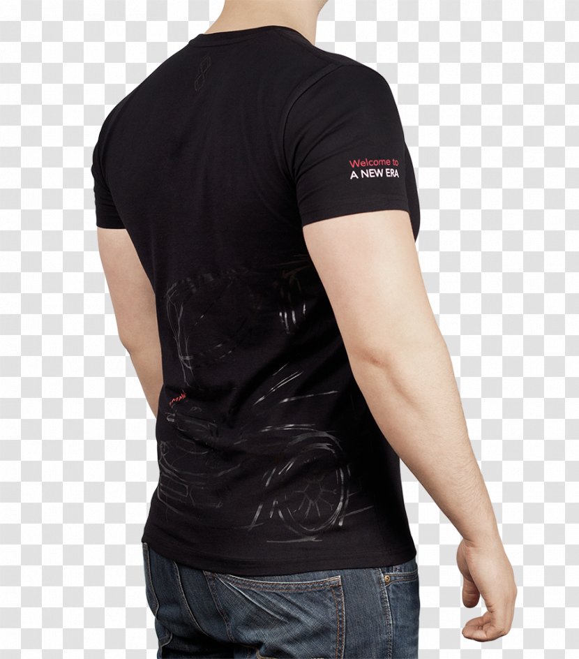 T-shirt Shoulder Sleeve Product Black M - T Shirt Transparent PNG