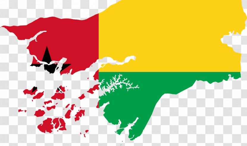 Guinea-Bissau War Of Independence Portuguese Guinea Flag - Bissau - World Map Clipart Transparent PNG