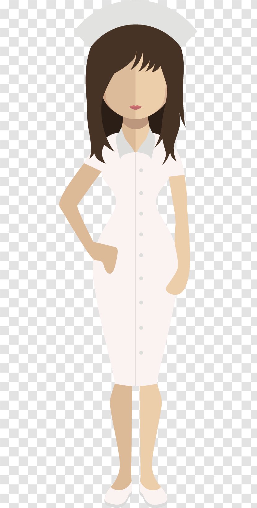 Cartoon Drawing Nursing - Watercolor - Field Nurse Transparent PNG