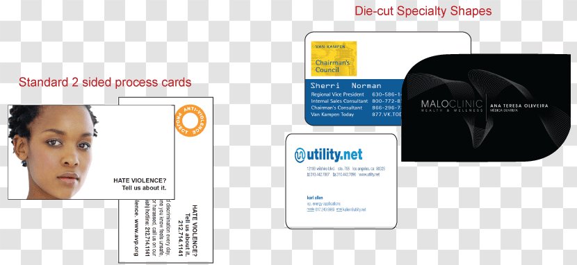 Business Cards Card Printing Moo Die Cutting - Templets Transparent PNG