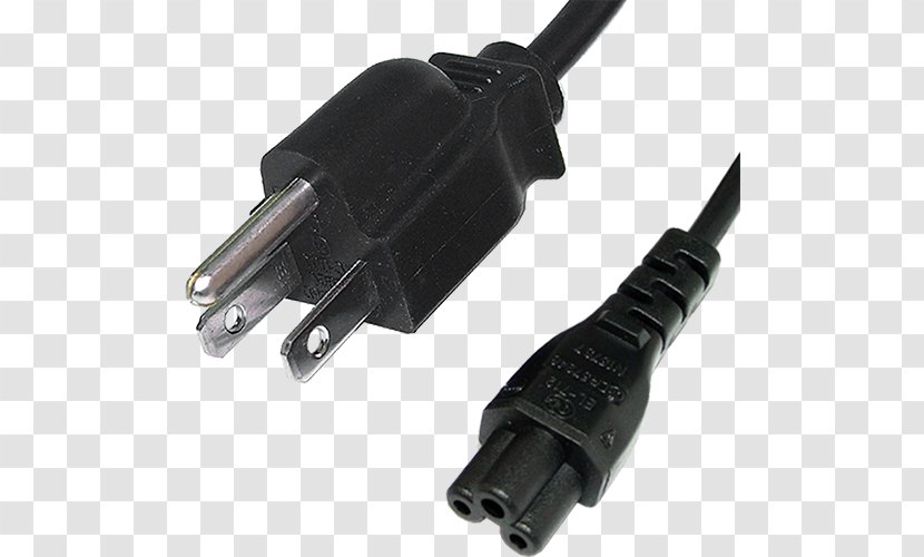 AC Adapter Electrical Connector Cable IEEE 1394 - Ac - Laptop Power Cord C15 Transparent PNG