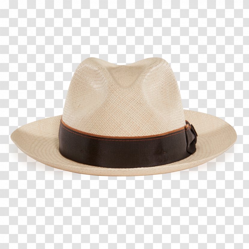 Straw Hat Fedora Cap Panama - Hutkrempe - Cowboy Transparent PNG