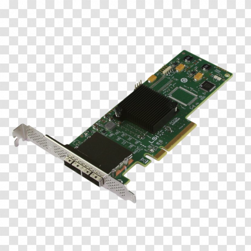 Fibre Channel Host Adapter PCI Express Serial Attached SCSI ATTO Technology - Interface - Bus Transparent PNG