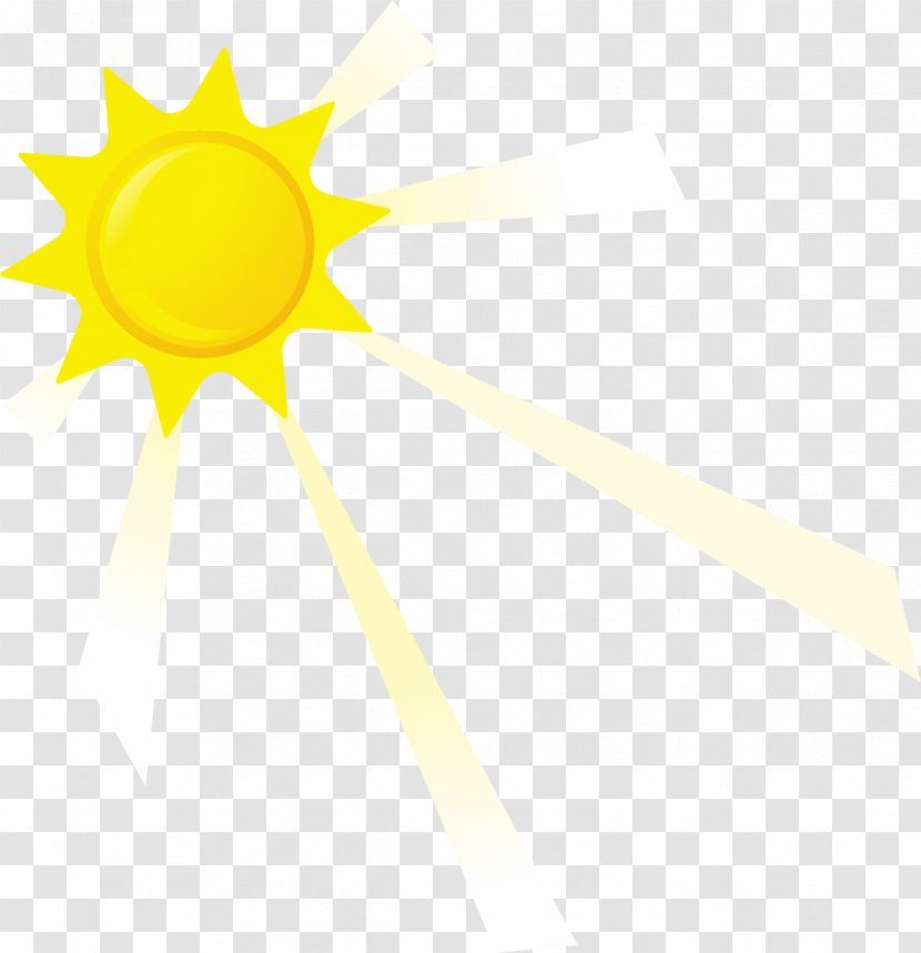 Sunlight Graphic Design - Triangle - Cartoon Sun Transparent PNG