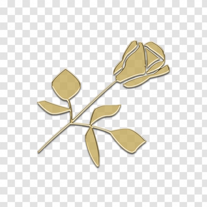Symbol Gold - Metal - Rose Border Transparent PNG