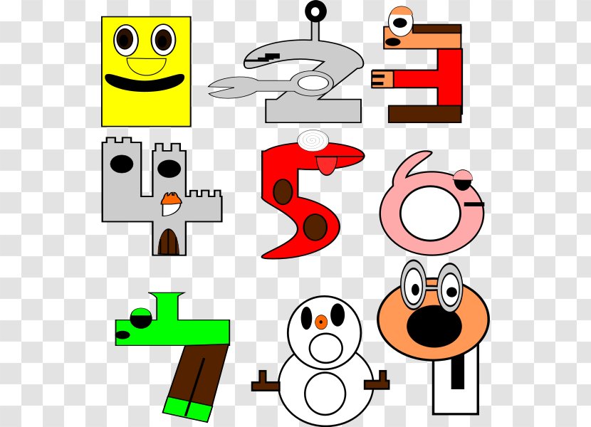 Cartoon Number Animation Clip Art - Free Content - Numbers Cliparts Transparent PNG