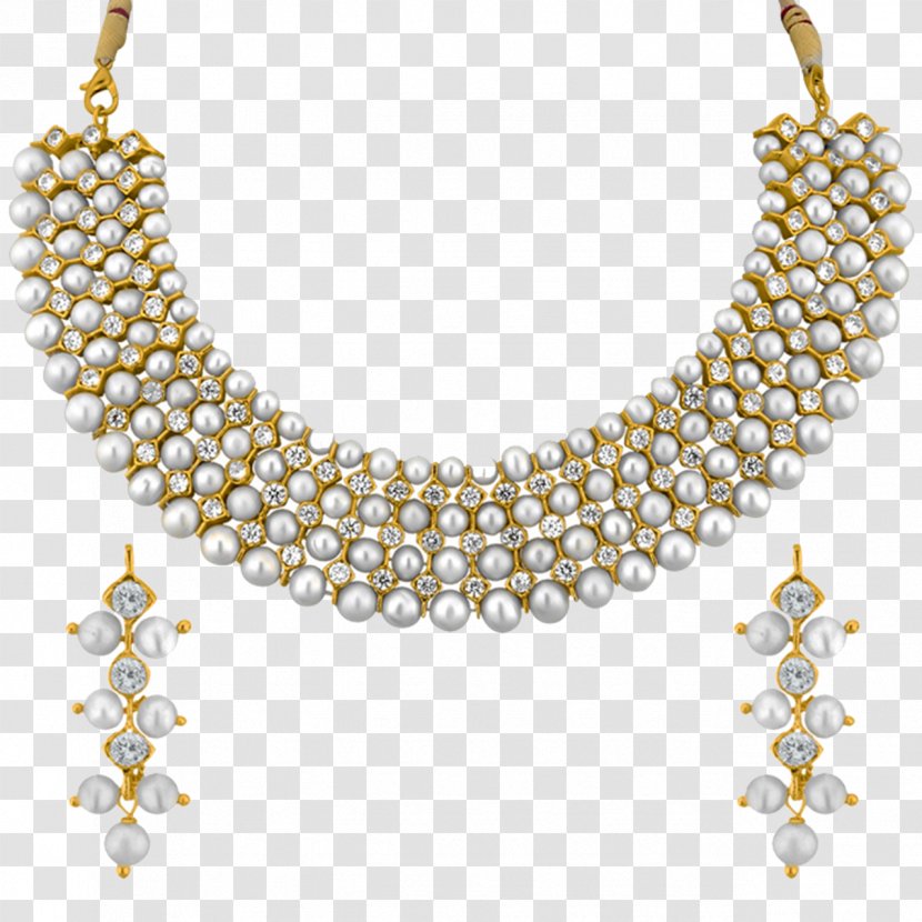 Jpearls Necklace Earring Jagdamba Pearls Transparent PNG