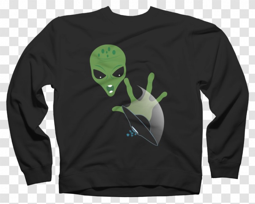 T-shirt Hoodie Sweater Crew Neck - Fictional Character - World Ufo Day Transparent PNG