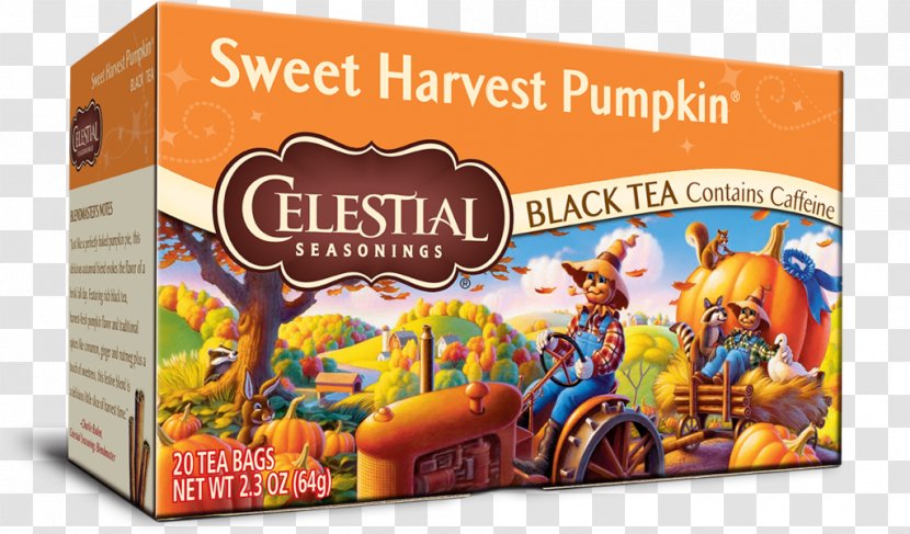 Green Tea Pumpkin Spice Latte Celestial Seasonings Black - Tree Transparent PNG