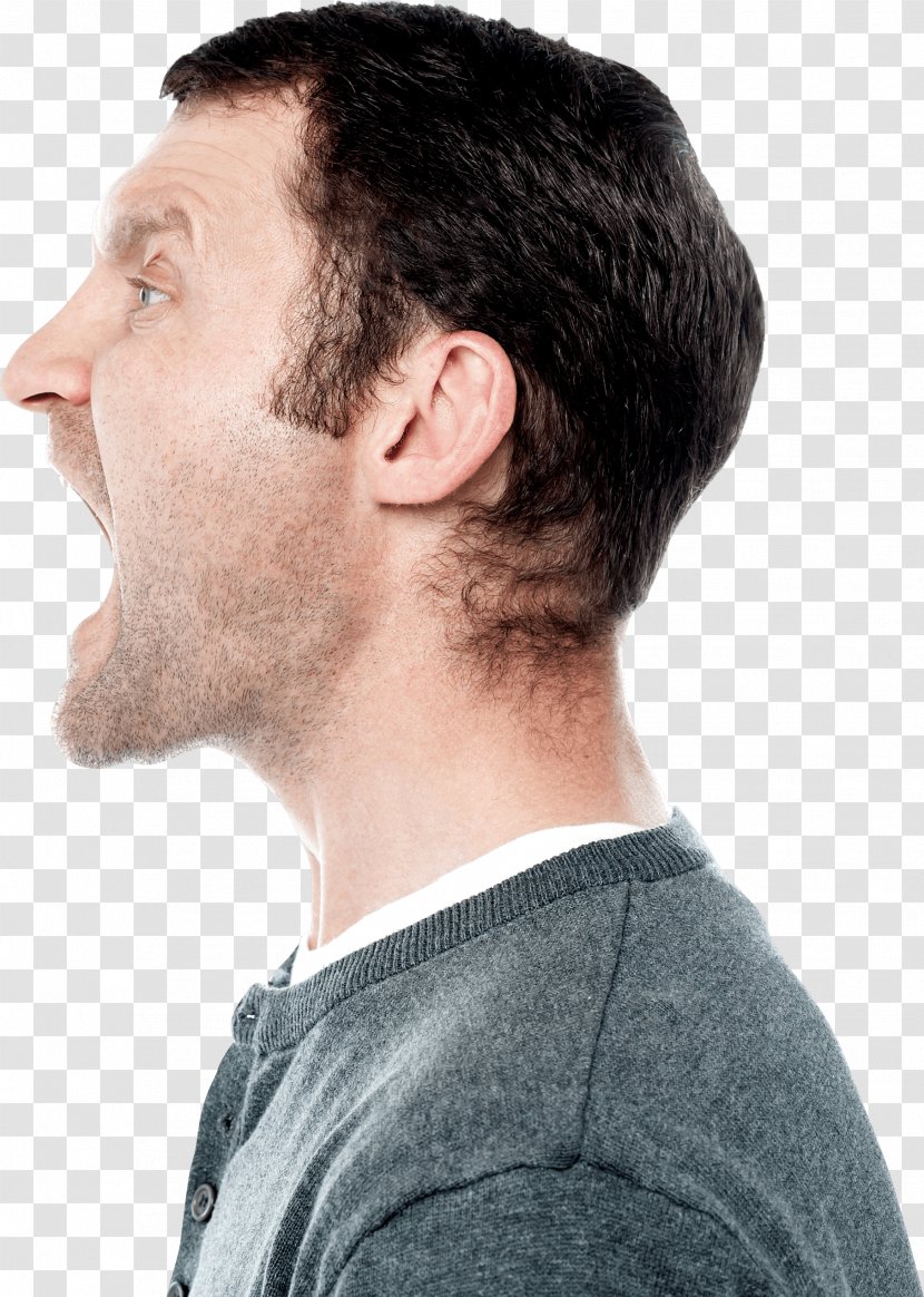 Stock Photography Screaming Royalty-free - Man Transparent PNG