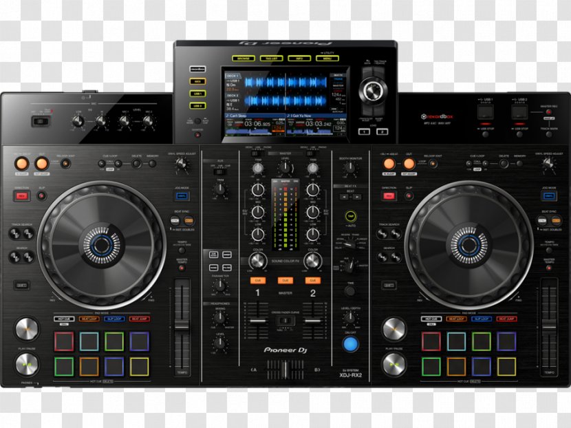 Pioneer DJ XDJ-RX2 Controller Disc Jockey Audio - Flower - Heart Transparent PNG