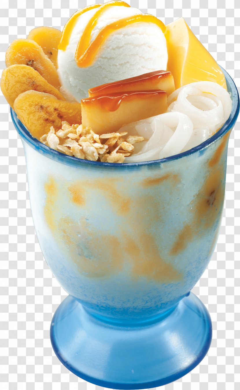 Sundae Halo-halo Frozen Yogurt Ice Cream Parfait - Milk - Small Fresh Transparent PNG