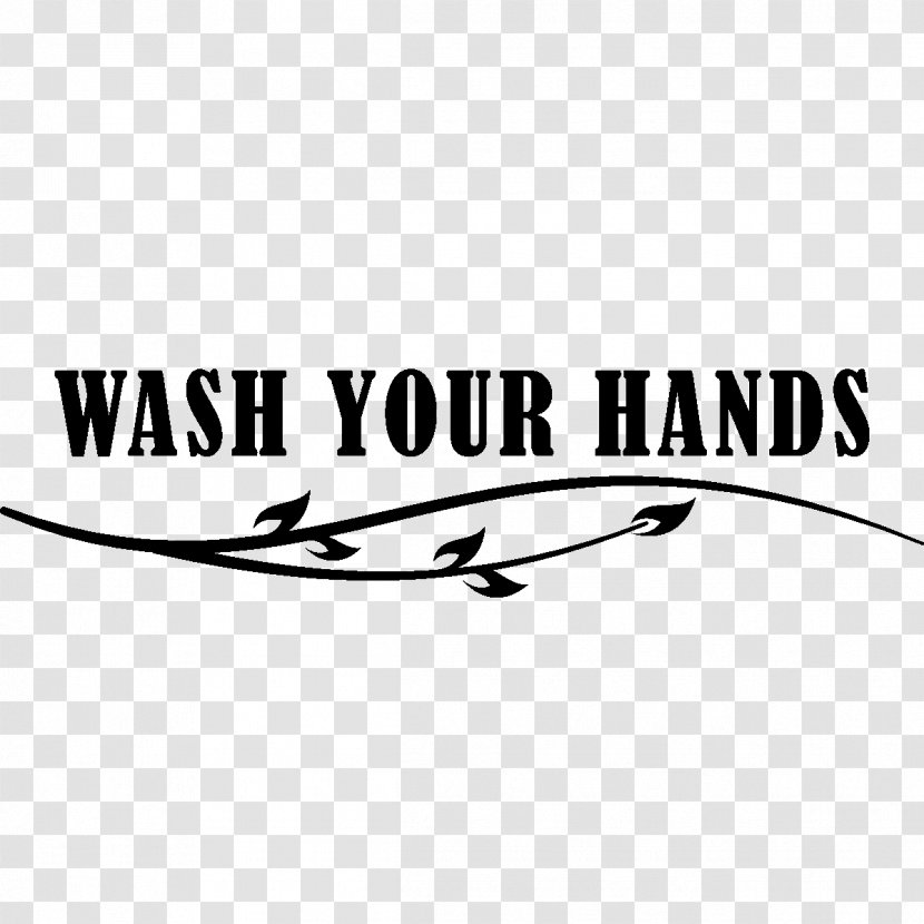 Sticker Brand Logo Bathroom Clip Art - Wash Your Hands Transparent PNG