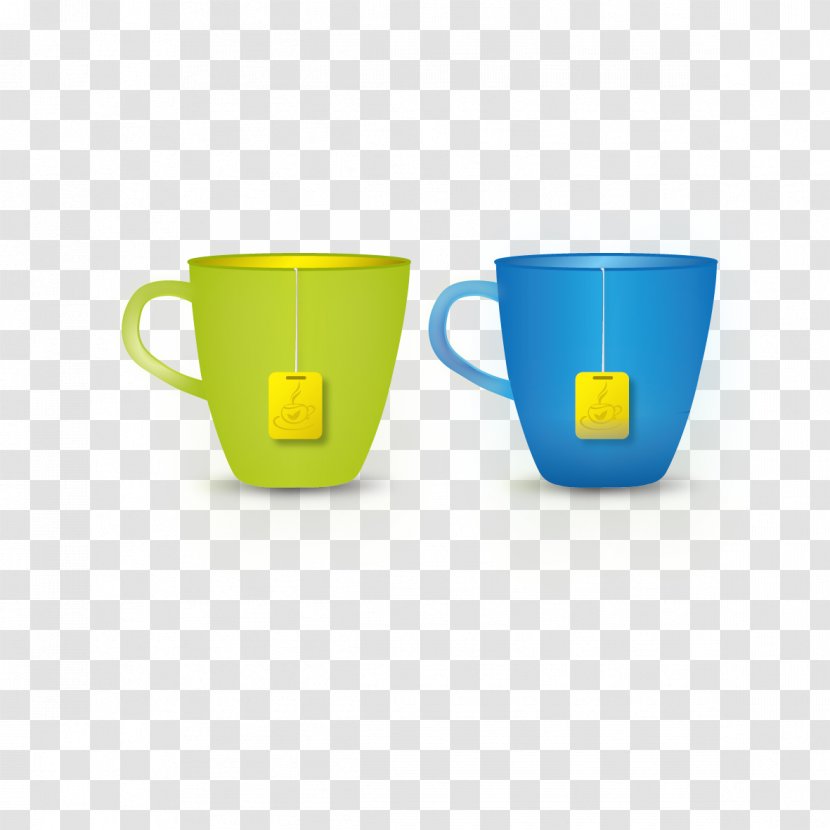 Tea Drawing Cup - Drinkware Transparent PNG