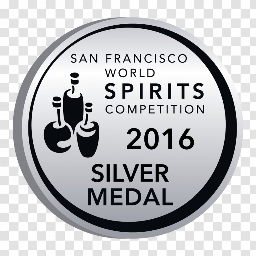 San Francisco World Spirits Competition Logo Brand Font - Silver Medal 2018 Transparent PNG